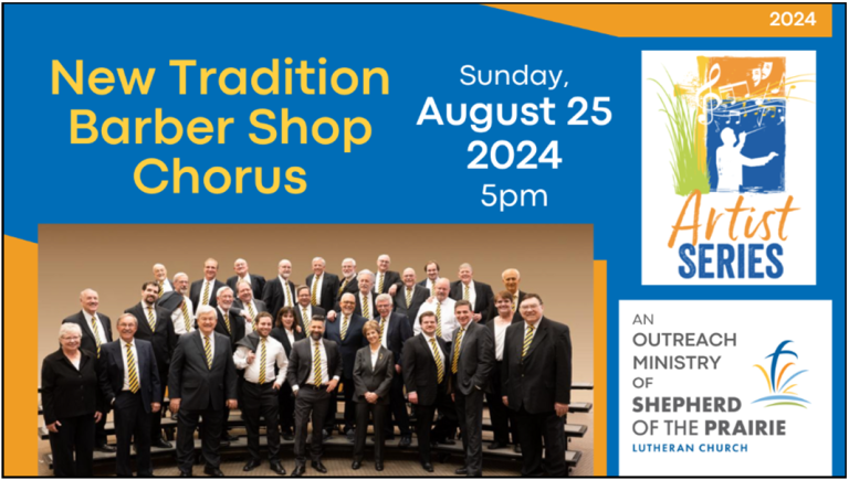 The Artist Series Presents Barber Shop Chorus - Shepherd of the Prairie